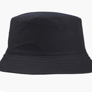 Black bucket hat